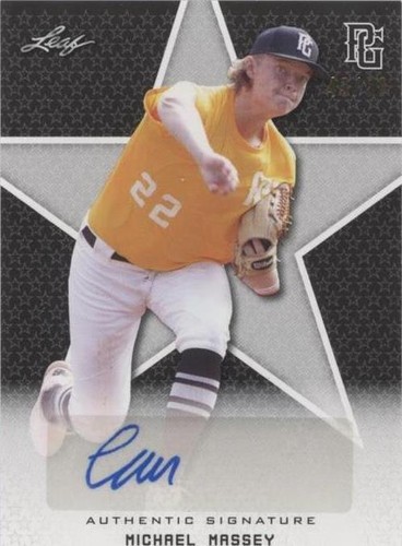 2020 Leaf Perfect Game National Showcase - Michael Massey #BA-MM5