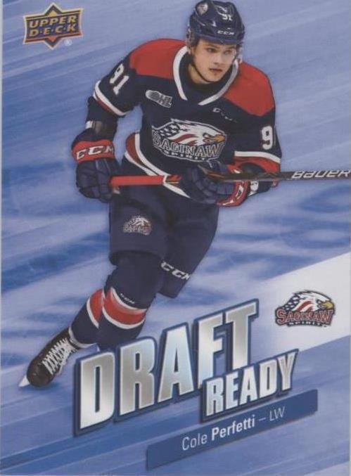 2019-20 Upper Deck CHL - Cole Perfetti #DR-3