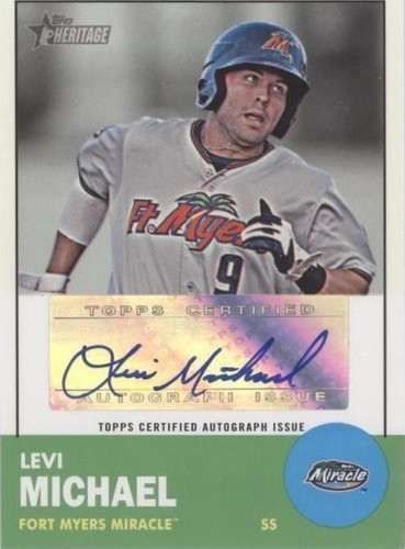 2012 Topps Heritage Minor League Edition - Levi Michael #ROA-LM