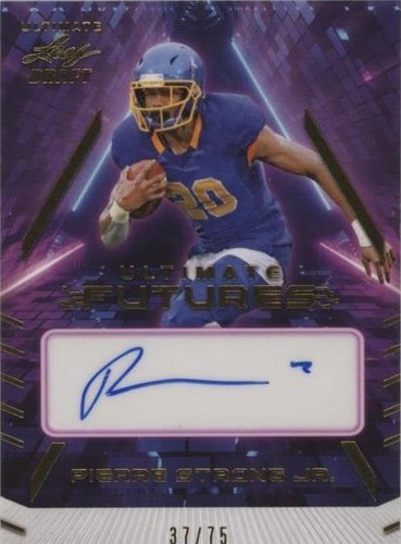 2022 Leaf Ultimate Draft Pierre Strong Jr. #UF-PSJ