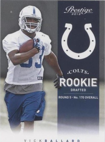 2012 Playoff Prestige Vick Ballard #256