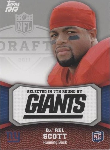 2011 Topps Rising Rookies Da'Rel Scott #196