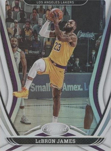2020-21 Panini Certified #55 LeBron James Los Angeles Lakers