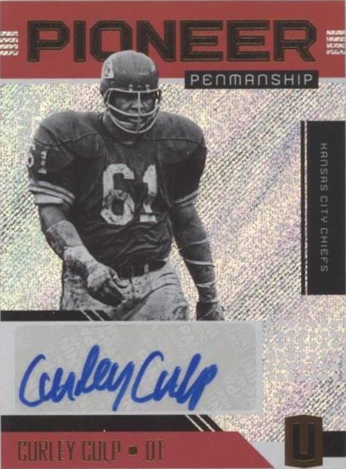 2018 Panini Unparalleled Curley Culp #PP-CC