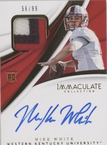 2018 Panini Immaculate Collection Collegiate Mike White #109