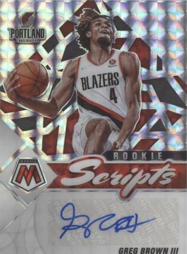 2021-22 Panini Mosaic - Greg Brown III #RS-HB3