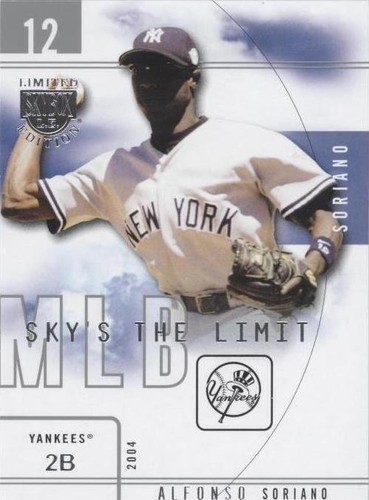 2004 Skybox Limited Edition - Alfonso Soriano #7 SL