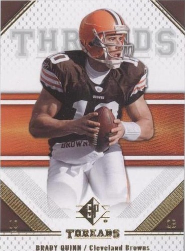 2009 SP Threads Brady Quinn #9