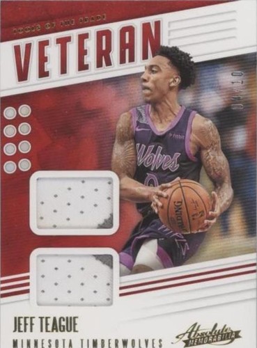 2019-20 Panini Absolute Memorabilia - Jeff Teague #VT-JTG