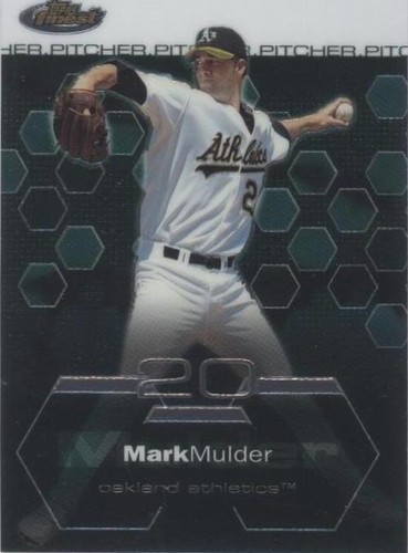 2003 Topps Finest - Mark Mulder #77