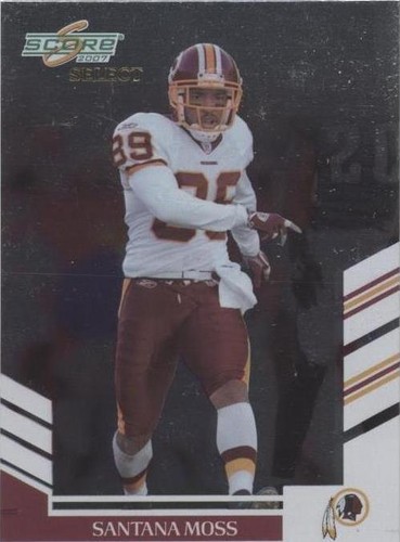 2007 Score Select Santana Moss #28