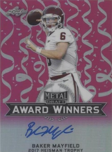 2018 Leaf Metal Draft Baker Mayfield #AW-BM1