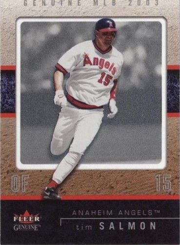 2003 Fleer Genuine - Tim Salmon #18