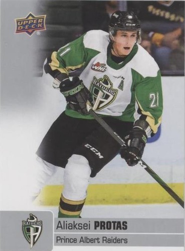 2019-20 Upper Deck CHL - Aliaksei Protas #75