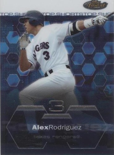 2003 Topps Finest - Alex Rodriguez #100