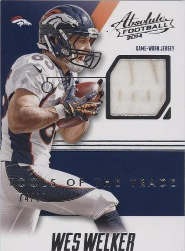 2014 Panini Absolute Wes Welker #TT-WW