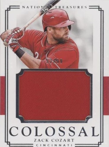 2017 Panini National Treasures - Zack Cozart #CM-ZC