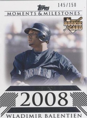 2008 Topps Moments & Milestones - Wladimir Balentien #172