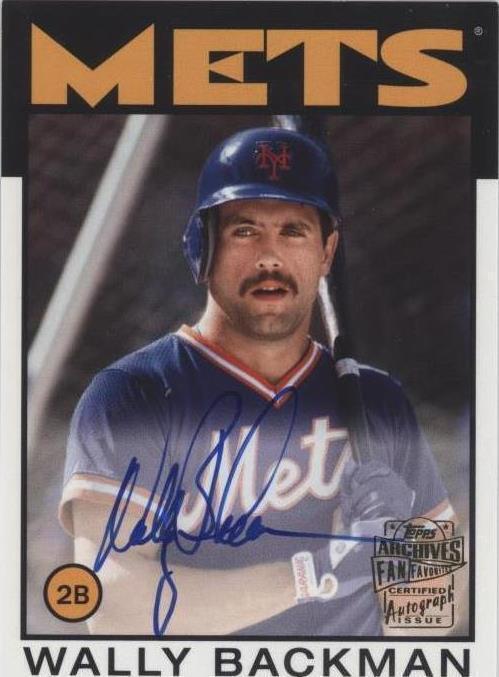 2018 Topps Archives - Wally Backman #FFA-WB