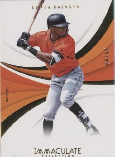 2018 Panini Immaculate Collection - Lewis Brinson #136