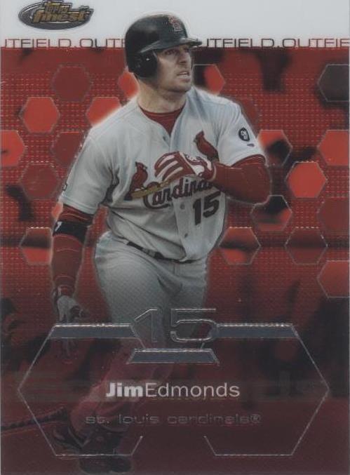 2003 Topps Finest - Jim Edmonds #16