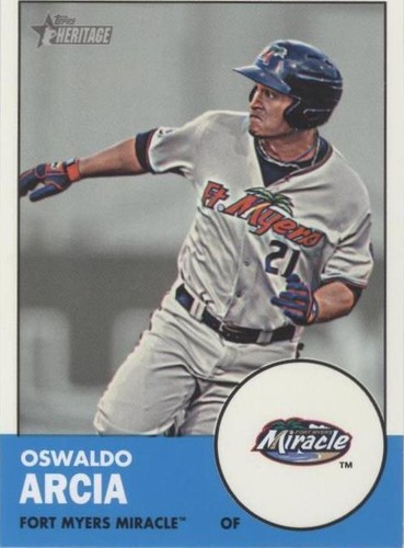 2012 Topps Heritage Minor League Edition - Oswaldo Arcia #116