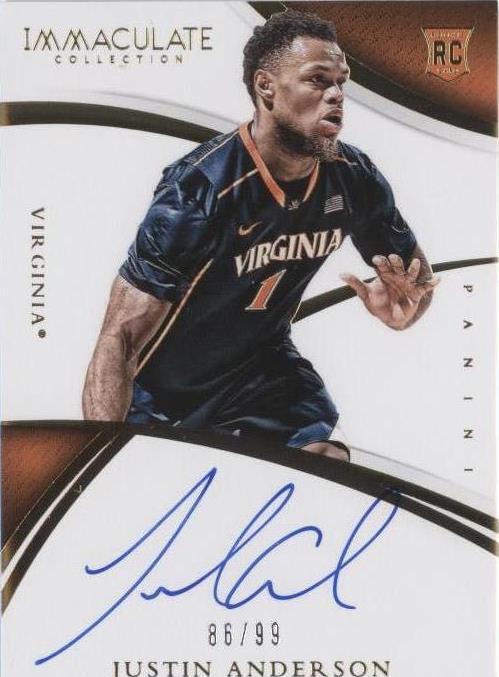 Panini Immaculate Collection Collegiate 2015 - Justin Anderson #362