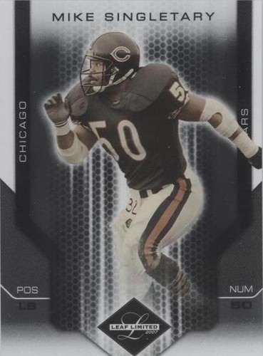 2007 Leaf Limited Mike Singletary #168