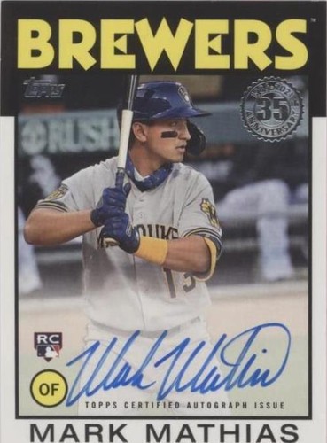 2021 Topps Update Series - Mark Mathias #86B-MMA