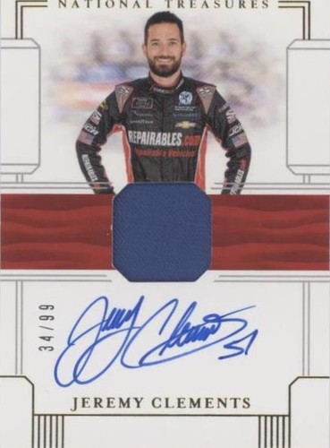 2020 Panini National Treasures - Jeremy Clements #FS-JC