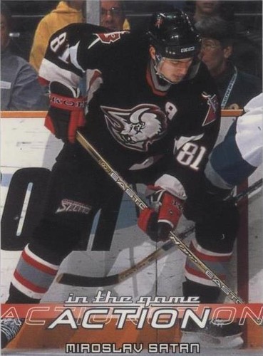 2003-04 In the Game Action - Miroslav Satan #66