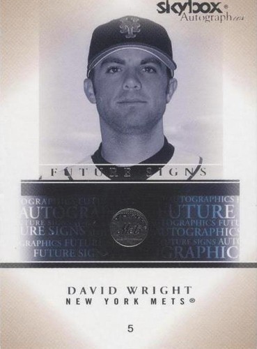 2005 Skybox Autographics - David Wright #17 FS