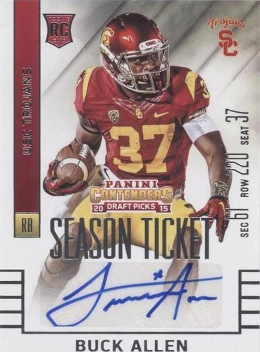 2015 Panini Contenders Draft Picks Buck Allen #180
