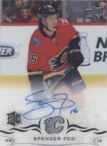 2018-19 Upper Deck Clear Cut - Spencer Foo #CCR-SF