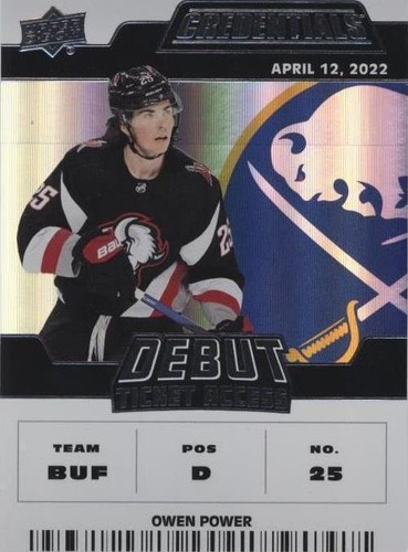 2022-23 Upper Deck Credentials - Owen Power #198