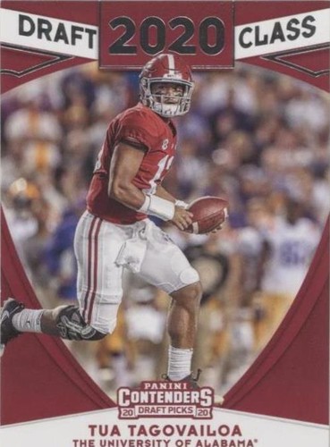 2020 Panini Contenders Draft Picks Tua Tagovailoa #9