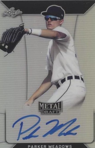 2018 Leaf Metal Draft - Parker Meadows #BA-PM1