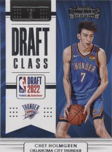 2022-23 Panini NBA Hoops Chet Holmgren Blue RC Rookie #232 2022-23 Panini NBA Hoops Chet Holmgren Blue RC Rookie #232