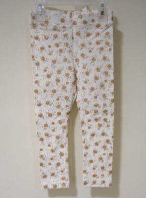NWT Crewcuts Ditzy Dandelion Foil Sparkly Leggings Girl's Size 10