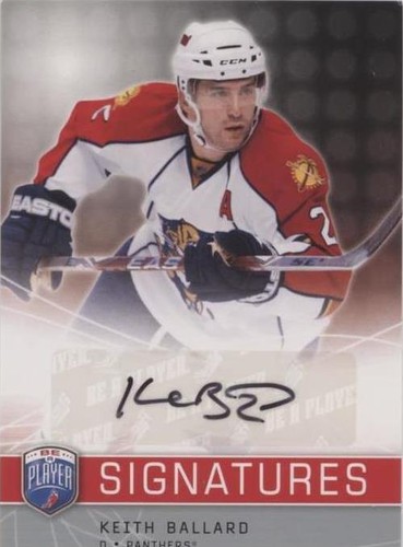 2008-09 Upper Deck Be a Player - Keith Ballard #S-KB