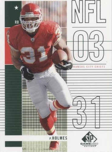 2003 SP Game Used Edition Priest Holmes #83