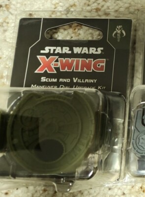 3 Packs Star Wars X-Wing Maneuver Dials upgrade Scum and Villainy . NEW SEALED  