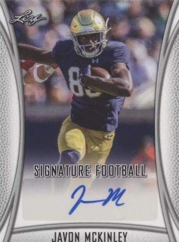 2021 Leaf Signature Javon McKinley #BA-JMK