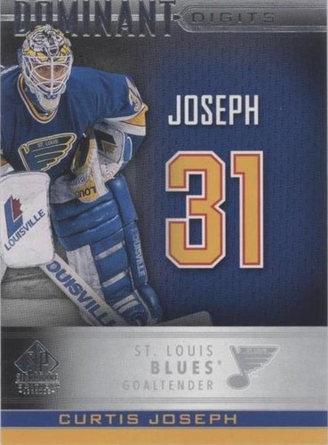2020-21 Upper Deck SP Signature Edition Legends - Curtis Joseph #DD-21