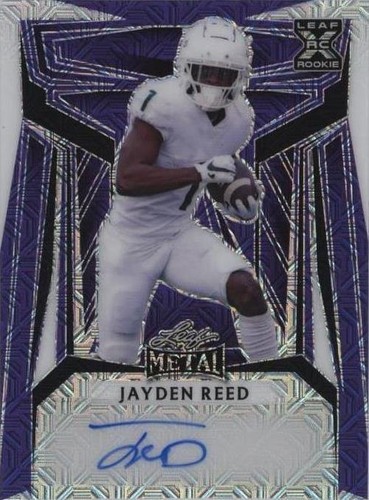 2023 Leaf Metal Jayden Reed #BA-JR1