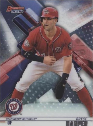 2012 Bowman Best Bryce Harper RARE Rookie X-fractor /25 SGC