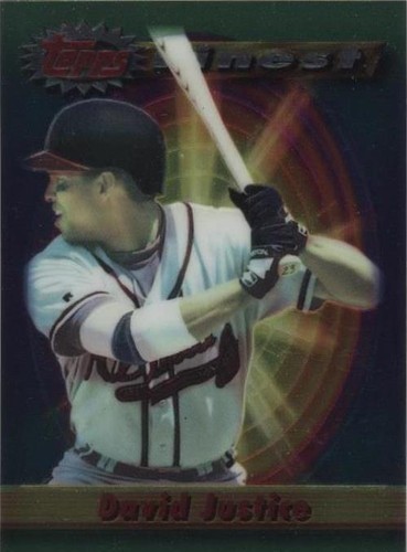 2025 Topps Finest - Finest Autographs David Justice #FA-DJ (AU) | eBay