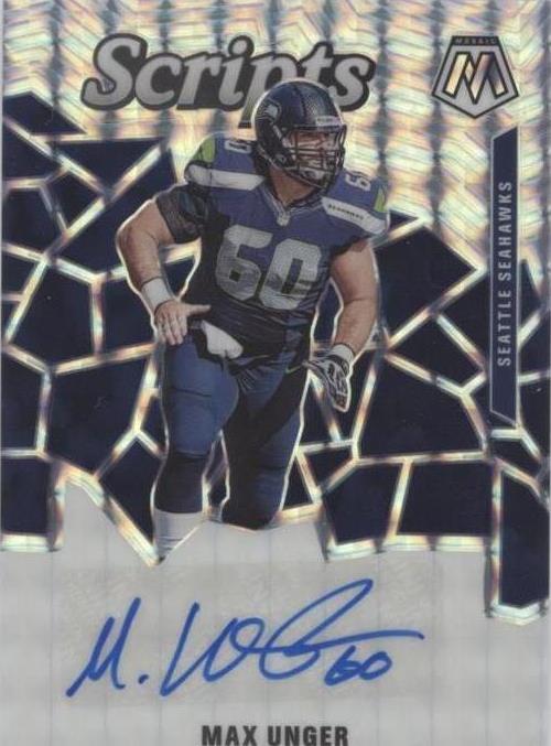 2020 Panini Mosaic Max Unger #S34