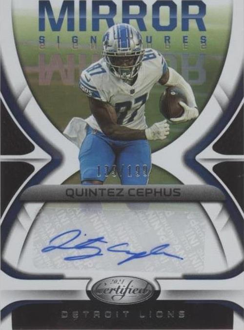 2021 Panini Certified Quintez Cephus #MS-QC
