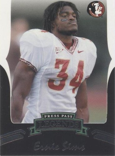 2006 Press Pass Legends Ernie Sims #12